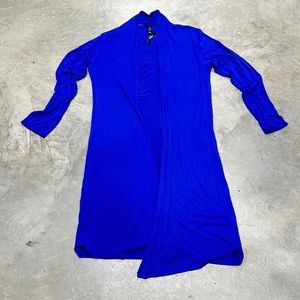 Johnny brand Royal blue very soft long cardigan /Size‎ XXXL / D-67